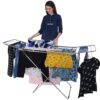 LiMETRO STEEL Stainless Steel Foldable Cloth Dryer Stand Dou... - Image 2