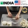OrganizeMee Extra Large Steel Chopping Board for Kitchen 45 ... - Image 6