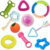 emily pets Dog Chew Combo of 10pcs Rubber Ring, Teether,Dumb... - Image 2