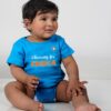 Zeezeezoo Cheering For Team India Cricket Baby Romper Bodysu... - Image 3