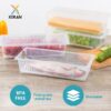 Xiran 6 Fridge Storage Boxes Fridge Organizer with Removable... - Image 6