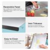 HOMEBASIC 304 Stainless Steel Chopping Board for Kitchen (S-... - Image 5