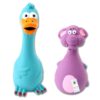 Foodie Puppies Latex Squeaky Dog Toys Combo - (Purple Elepha... - Image 2