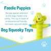 Foodie Puppies Interactive Latex Squeaky Chew Dog Toy - (Gre... - Image 6
