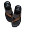 SMOXX Men's Solid Casual Flat Slippers Footwear, Leather Sli... - Image 5