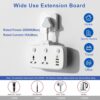 Hoteon Extension Board, Individual Switch Power Strip with 2... - Image 8