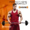 Kore PVC 50 Kg Home Gym Set with One 3 Ft Curl Rod and One P... - Image 4