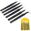 Mcare 6pcs ESD Anti-Static Tweezer set for Repairing DIY, fo... - Image 2