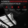 SPARTAN Carbon Steel Combination Spanner Set/Wrench Set/Tool... - Image 6
