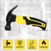 GLUN® Mini Claw Hammer with Comfort Grip Handle, Camping Cla... - Image 3