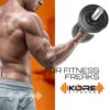 Kore PVC 50 Kg Home Gym Set with One 3 Ft Curl Rod and One P... - Image 5