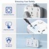 Hoteon Extension Board, Individual Switch Power Strip with 2... - Image 5