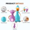 Foodie Puppies Latex Squeaky Dog Toys Combo - (Purple Elepha... - Image 5