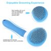 VETMOC Self Cleaning Slicker Brush, Pet Grooming Shedding Br... - Image 5