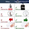 Chillyfit Wall Hooks for Hanging Strong, 10 Pack Adhesive Ho... - Image 5