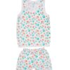 Baby Boy and Baby Girl's Cartoon Print Sleevelees Soft Cotto... - Image 9