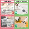 QONETIC Mini Mop for Kitchen with Sponge Portable Mini Mop S... - Image 3