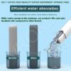 VROKLA Mini Mop for Kitchen with 2 Sponges Portable Mini Mop... - Image 4