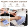 Egles Kitchen Dishcloths 12pcs 11x12 Inches Bulk Cotton Kitc... - Image 4