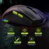 Archer Tech Lab Wireless Gaming Mouse, 3 Connectivity (2.4G/... - Image 3