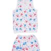 Baby Boy and Baby Girl's Cartoon Print Sleevelees Soft Cotto... - Image 6