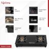 Lifelong 2 Burner Gas Stove Top for Kitchen - Automatic Igni... - Image 4