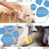 Style Keepers 3 Pcs Self Cleaning Slicker Shedding Brush Pet... - Image 6