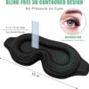 INSIME 3D Memory foam Sleeping Mask For Men Women Sleep Mask... - Image 6