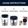 Butterfly Premium Vegetable Chopper 900 Ml, Blue - Image 3