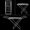 LiMETRO STEEL Stainless Steel Foldable Cloth Dryer Stand Dou... - Image 5