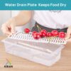 Xiran 6 Fridge Storage Boxes Fridge Organizer with Removable... - Image 5
