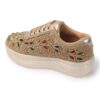 Vendoz Women Hand Embroidery Wedding Party Bridal Sneakers 4... - Image 5