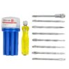 SPARTAN BS-02 8-in-1 Pc Screw Driver Kit With 3 Flat Blades,... - Image 2