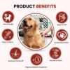 Foodie Puppies Double Side Steel Needles Comb for Dogs and C... - Image 8