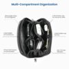 CRALOFT TechNest Tech Organizer Pouch – Water-Resistant Poly... - Image 3