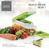 Ganesh 14 in 1 Multipurpose Chopper, Fruits & Vegetable Cutt... - Image 4