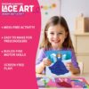 Chalk and Chuckles Lace Art-Princess & Unicorn Craft Kit, De... - Image 3