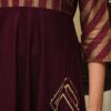 Yash Gallery Women's Rayon Stripe Printed Anarkali Kurta - Image 7