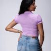 Raasha Apparel Women's Polyester Half Sleeve Solid Textured ... - Image 7