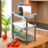 Kuber industries Plastic 3 Layer Multi-Purpose Vegetable Sta... - Image 7