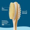 Bloom 2-in-1 Long Handle Body Brush | For Skin Exfoliation a... - Image 6
