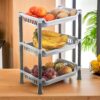 Kuber industries Plastic 3 Layer Multi-Purpose Vegetable Sta... - Image 3