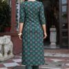 LookMark Printed Cotton Blend Straight Kurta Pant Dupatta Se... - Image 4