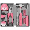 Hi-Spec 24pc Pink Household DIY Tool Kit for Women. Small Mi... - Image 2