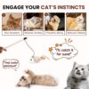 Foodie Puppies Cat Teaser Playing Stick Wooden Cat Wand Toy ... - Image 8