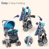 LuvLap Sunshine Baby Stroller/Pram for 0 to 3 Years, New Bor... - Image 8