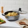 Amazon Brand - Solimo-Non Stick Kadhai With Glass Lid(26 Cm,... - Image 8