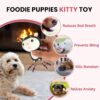 Foodie Puppies Natural Latex Rubber Squeaky Black & White Pu... - Image 8
