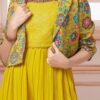 White Button new lemon sequence work with floral print jacke... - Image 3
