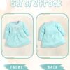 BABY GO Full Sleeve Regular Round Neck A Line Frocks for Bab... - Image 3